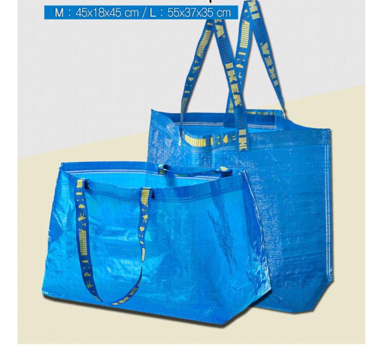 

IKEA BLUE BAGS Сумка для покупок Дорожная сумка для хранения белья FRAKTA