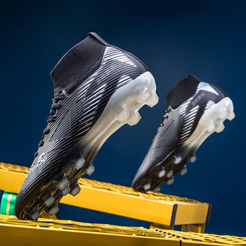 New Football Shoes Ag Long Nails Tf Broken Nails Men'S And Women'S Football Shoes High-Top Outdoor Training Football Shoes
