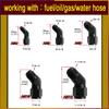 2PCS car repair joint end joint internal thread to external thread pneumatic push lock rotary joint 45 ° 90 ° AN4-12 Connector