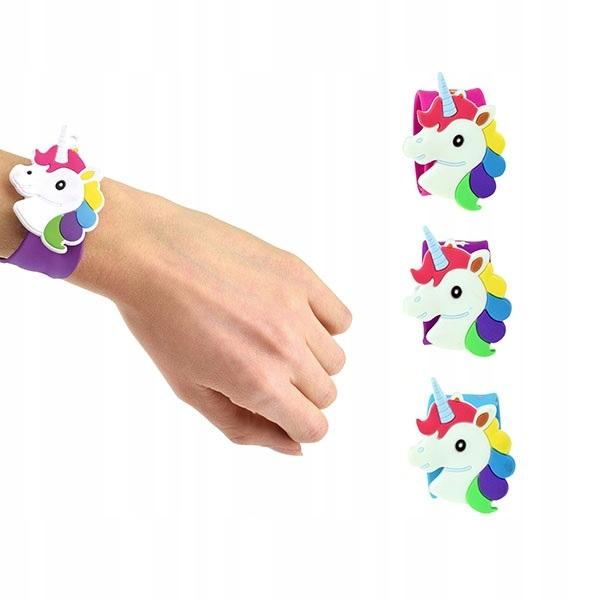 Super Merchant Opvouwbare Armband Met Drukker Eenhoorn Siliconen