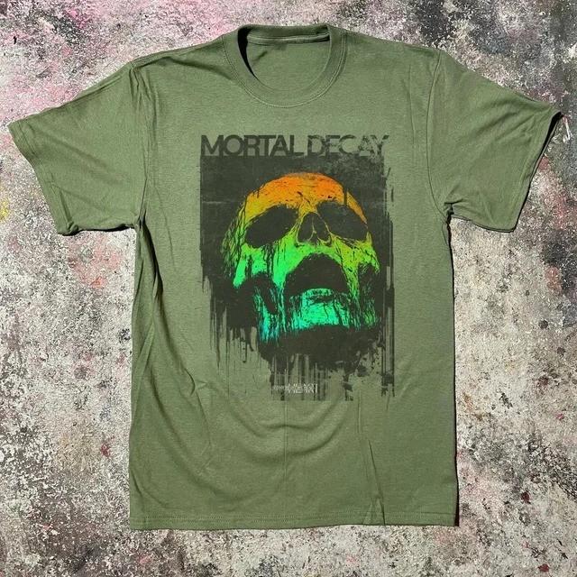 

Vintage Mortal Decay Band Rock Millitay Green S to 5XL Concert Shirt CA044 Unisex T-Shirt XXL
