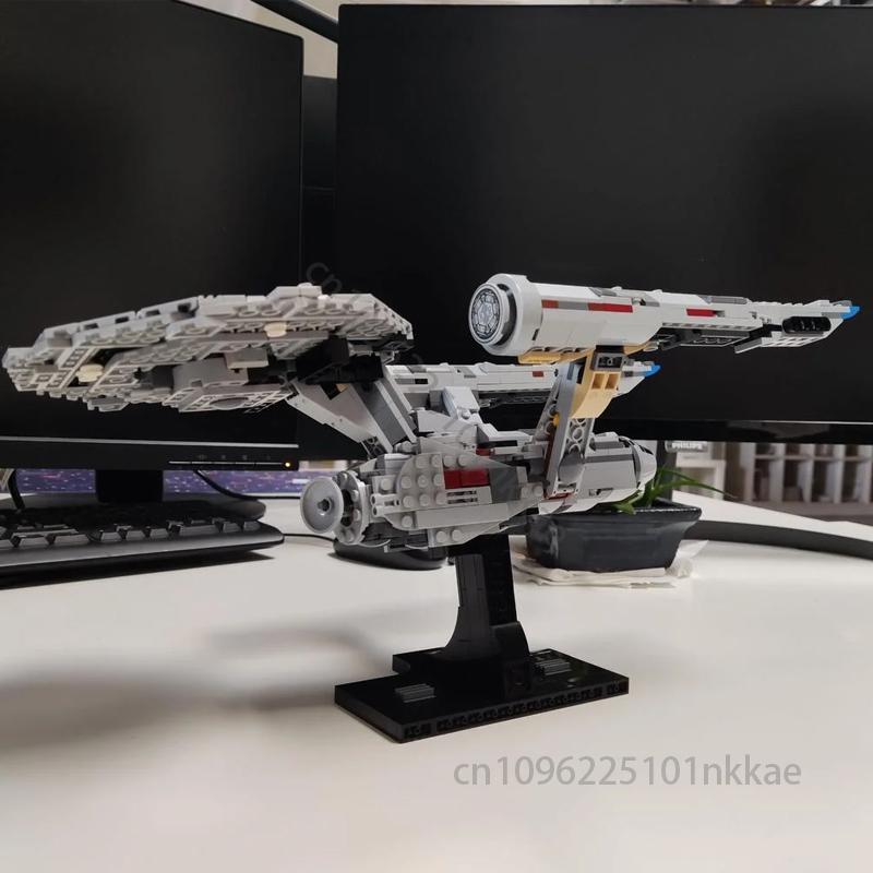 NEW USS Enterprise NCC-1701 Midi-Scale Space War Military MOC SpaceShip Battle Model Building Blocks DIY Assembly Brick Toy Gift