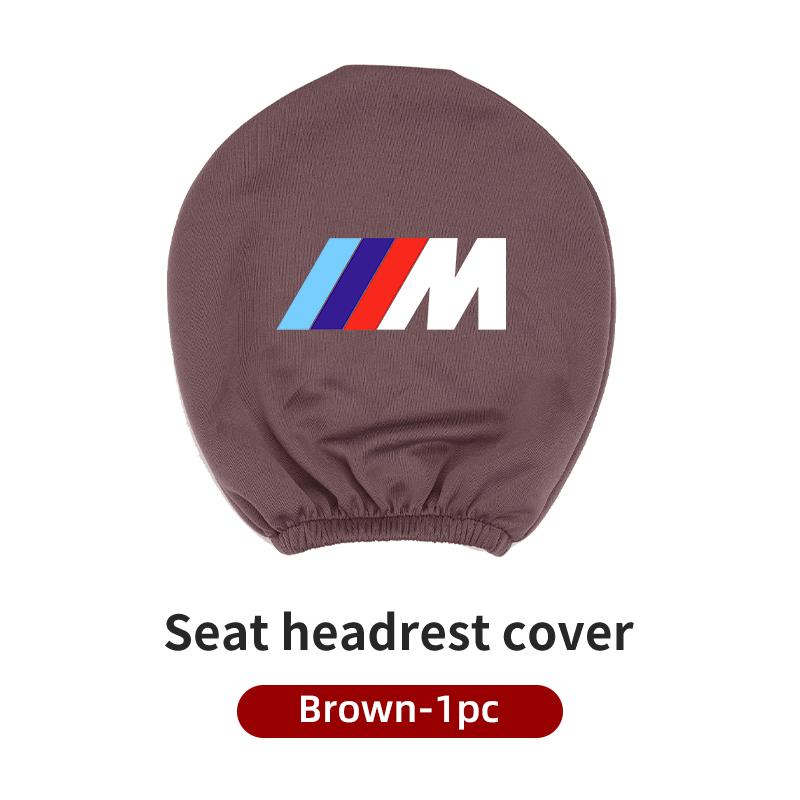 2025 Hot Car Seat Headrest Cover Anti-Dirty Elastic Protective Covers For BMW E90 E87 I01 E60 F25 F26 F44 F45 E36 E34 E39 F01 F1