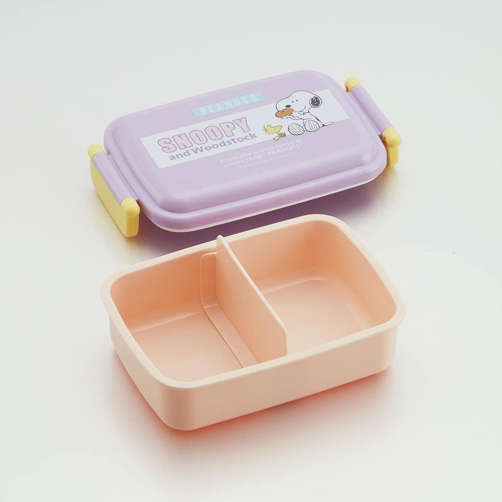 Skater Bento Box 450ml Snoopy Popfärg Antibakteriell för Barn Tillverkad i Japan RBF3ANAG-A
