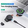 SIKAI Wireless Watch Charger For Samsung Galaxy Watch 8/7/6/5 Type-C Magnetic Rotating PD Fast Charging Dock