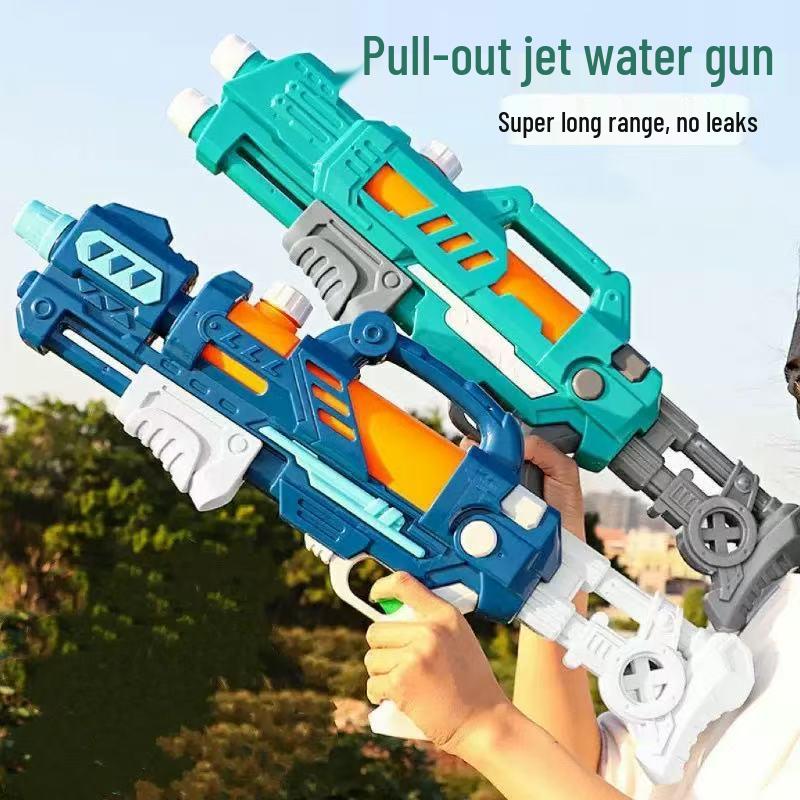 High-Capacity Summer Water Gun for Kids - Pull-Out Sprayer for Beach and Splash Party Fun