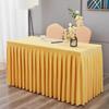 Elastic Table Cloth Hotel Conference Table Cover Meeting Room Office Flannel Rectangle Tableclover Wedding Banquet Decoration