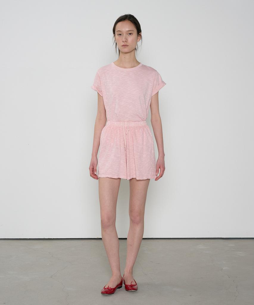 Jeonggamseutyudio Pigment Dyed Slub Cotton Tee_4 Color