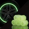 4 Pieces of Luminous Tire Valve Caps, Universal Valve Covers, Suitable for Car, Bicycle, and Motorcycle Tires