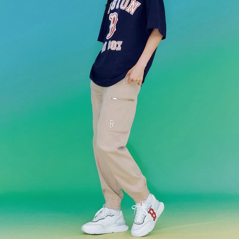 New MLB Boston Red Sox Casual Pants Women's Dark Beige 3FWPB0231-43BGD