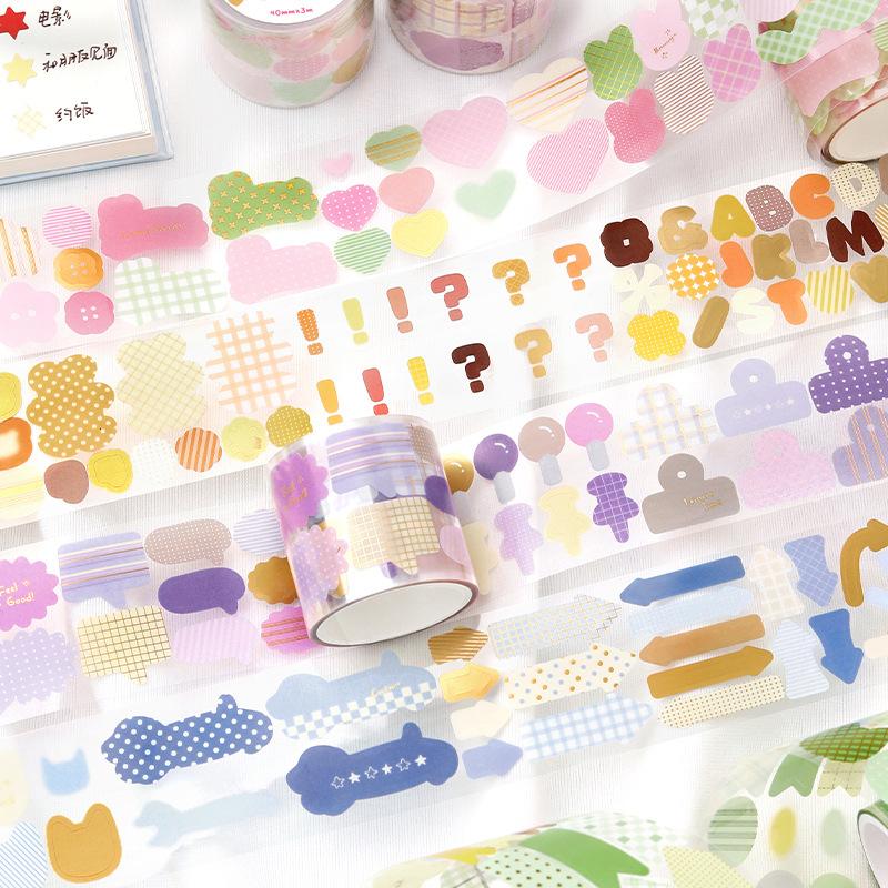 1 Stück DIY Dekoration Klebebänder Japanische Süßigkeiten Magisches Haus Washi-Tapes Abdeckbänder Aufkleber Schreibwaren