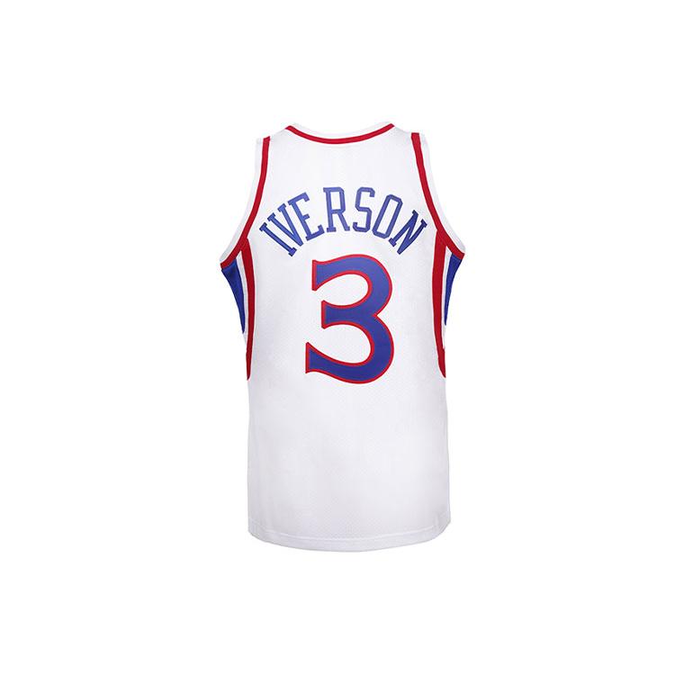 Mitchell Ness Nba Chinese New Year Allen Iverson swingman jersey AJY4GS18101-P76WHIT96AIV