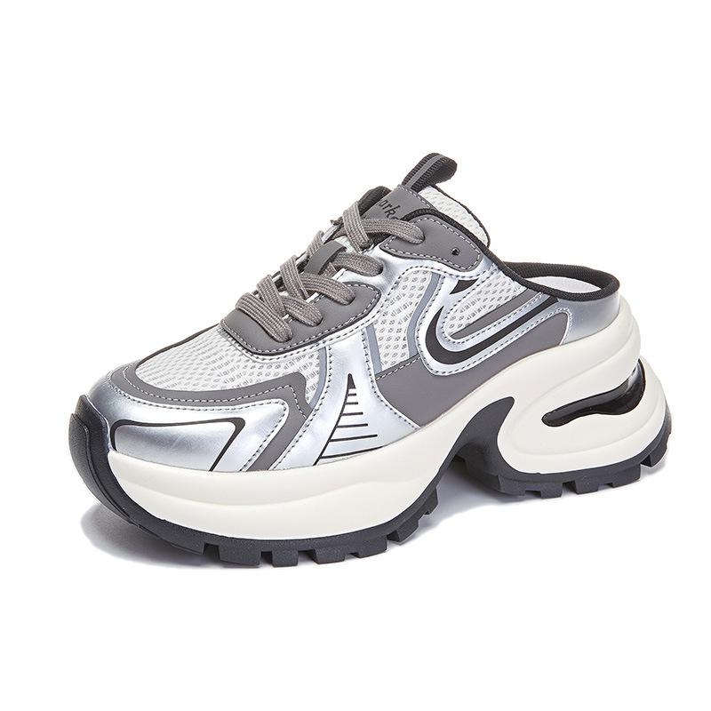 Baotou slippers women's 2025 summer new fashion temperament half slippers casual versatile outer wear sandals women