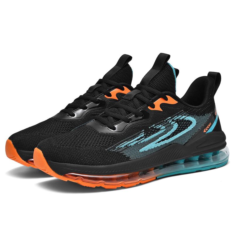 

Новые мужские повседневные кроссовки дышащие Fly Woven амортизирующие кроссовки на воздушной подушке для бега на открытом воздухе баскетбольная теннисная мужская спортивная обувь 44