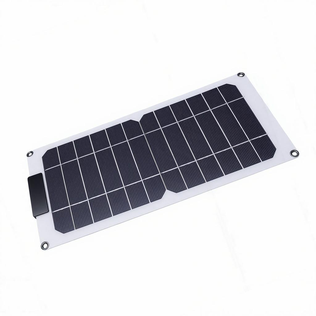 Portable Solar Panel 20W 2 Type C Ports High Efficiency Monocrystalline Solar Panel Charger for Phone Tablet