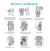 Doppelkamera-Geschirr Multi-Trage-Brustwesten-System mit Seitenholster für Canon Nikon Sony Olympus DSLR-Kamera