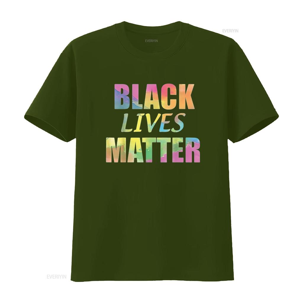 New Black Lives Matter tie dye lettering Kids T Shirt X Large vintage Washed Unisex graphic Breathable homme Stretched