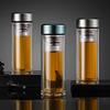 Quange Double-Wall Borosilicate Glass Tea Infuser Bottle