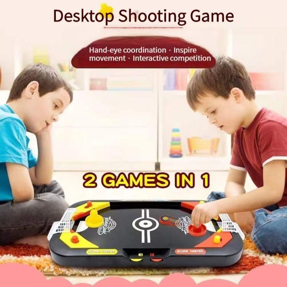 Plastic Desktop Soccer Ice Table Game Board Games Kids Air Hockey Toy  Playing Prop