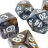 7 Stück Acryl Polyeder Würfel, Rollenspiel Sammlung Brettspiel Langlebige Requisiten für RPG