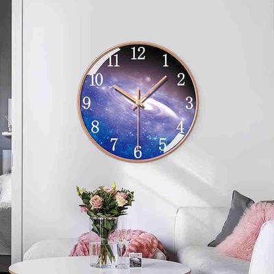 12 Zoll 30 cm Leise Wanduhr Wohnzimmer Schlafzimmer Zuhause Quarzuhr Kreative Mode Modern Schlicht