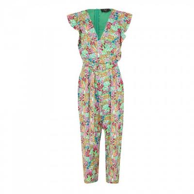 Combinaison Casual Florale à Col en V pour Femme AX Paris