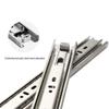 Thickened Stainless Steel Drawer Slides with Three-Section Silent Rails and Buffer Damping