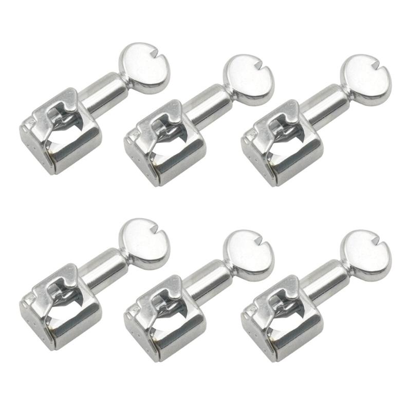 6Pcs Sewing Machine Needle Clip Sewing Machine Metal Needle Clamps with Screw for Household Sewing Machine Accessory 1