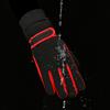 Winter Skiing Gloves for Men  Thickened with Fleece  Outdoor Cycling Windproof and Cold Proof  Touch Screen  Fashionable Five Finger Warm Gloves