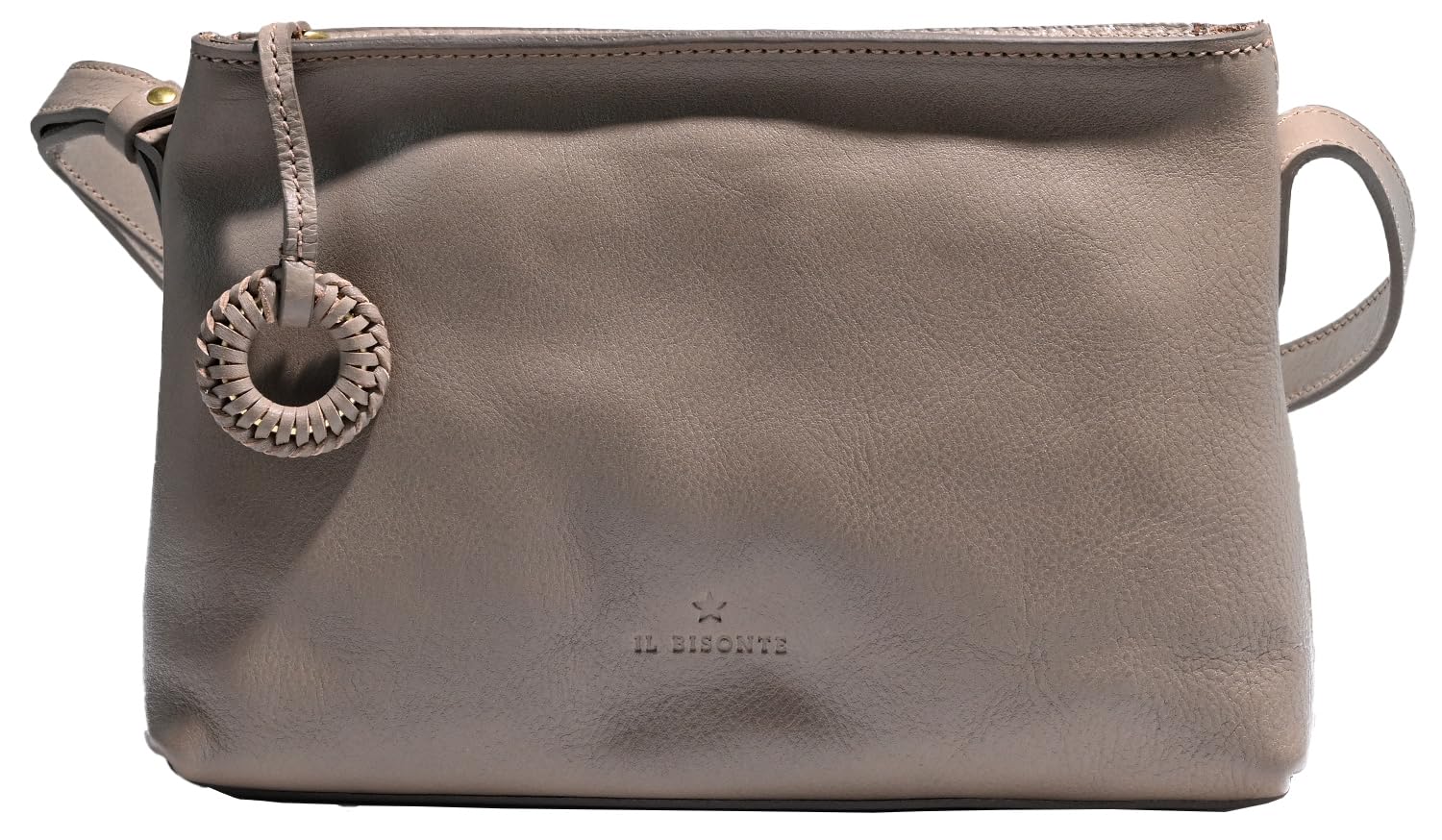 

IL BISONTE Shoulder Bag Crossbody Bag Tessa Gray BCR365PV0001GY113B Women s [Item]