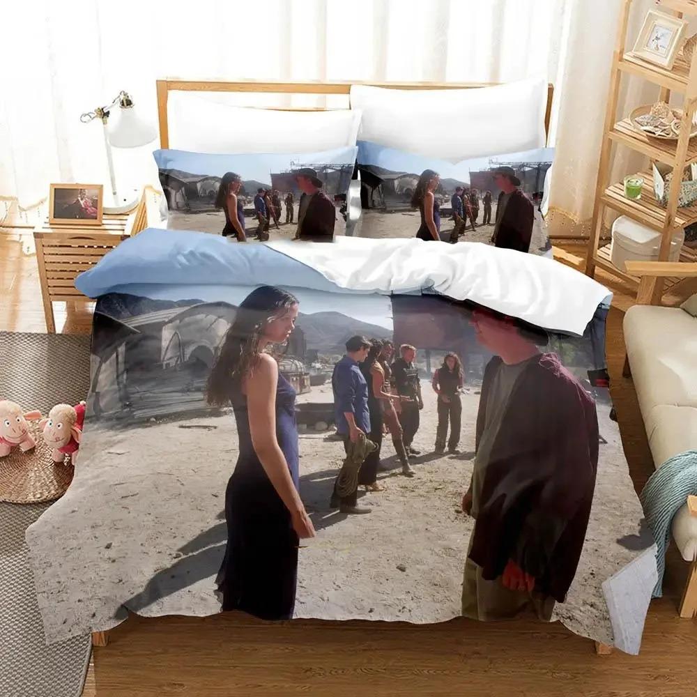 Movie Serenity Bedding Set Duvet Cover Bed Set Quilt Cover Pillowcase Comforter King Queen Size Boys Adult Bedding Set
