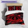 Charlton Athletic FC Ensemble de literie imprimé 3 pièces Housse de couette respirante avec taies d'oreiller Linge de lit décoratif pour chambre à coucher Maison