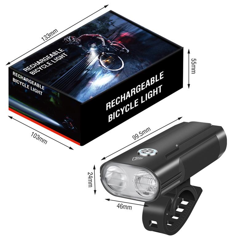 Waterproof Outdoor Bicycle Light Set: Easy-Install Front & Tail Lights for Night Riding