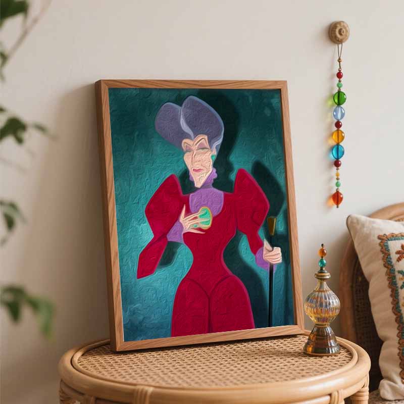Disney Lady Tremaine Oil Painting Kit Home Decor Gift