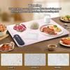 Revolutionary Rollable Full-Surface Heating Mat, Portable Electric Silicone Heater for Food Parties, Buffets, and Everyday Use, Keeps Food Warm (Pink)