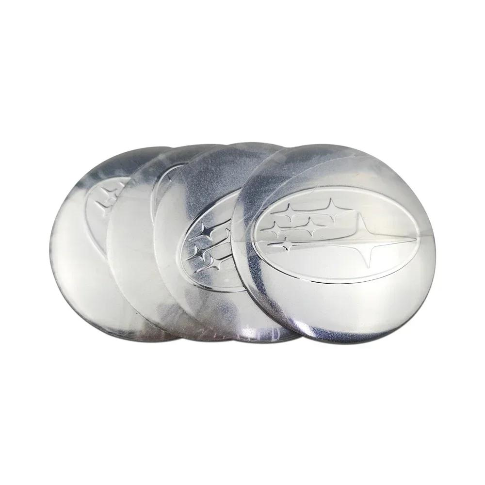 4pcs 56mm Car Wheel Center Hub Caps Sticker for Subaru Outback Legacy Forester Impreza Tribeca WRX BRZ STI Accessories