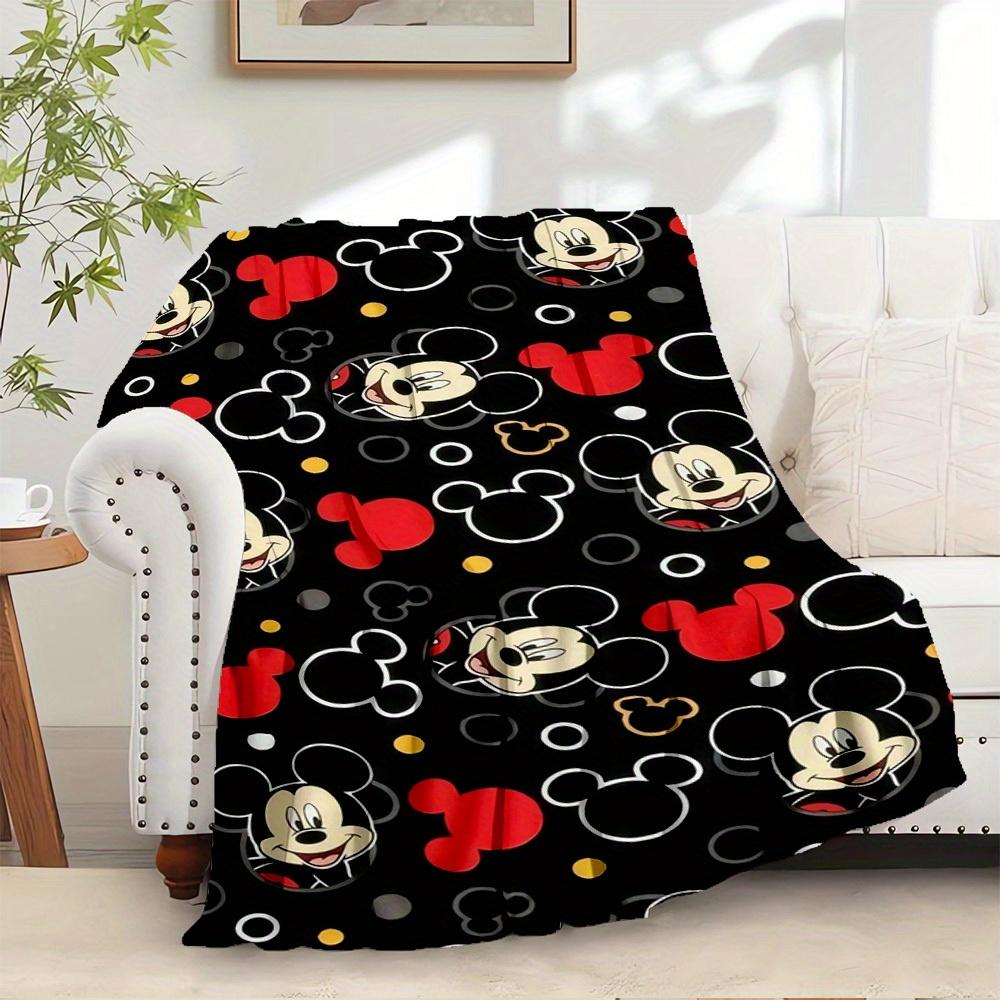 1pc Velvet Mickey Mouse Pattern Throw Blanket for Bedding, Sofa Blanket, Gift, Home Decor, Room Decor 75x90cm