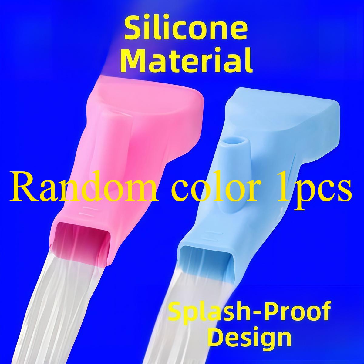 

1 шт. Высокоэластичный силиконовый удлинитель для смесителя, приспособление для раковины в ванной, аксессуары для мытья рук детьми, насадка для кухонного смесителя