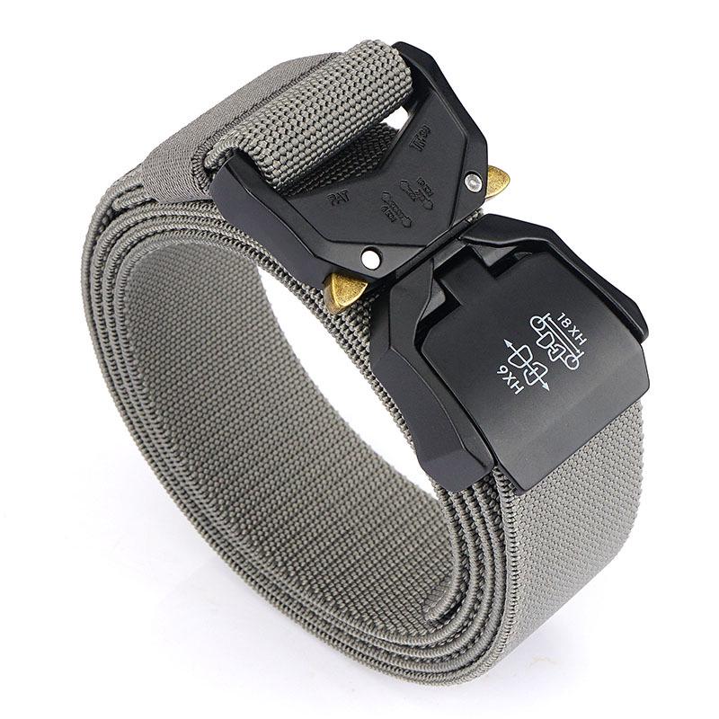 Men's Tactical Quick Release Aluminum Alloy Belt for Outdoor Sports & Military Enthusiasts