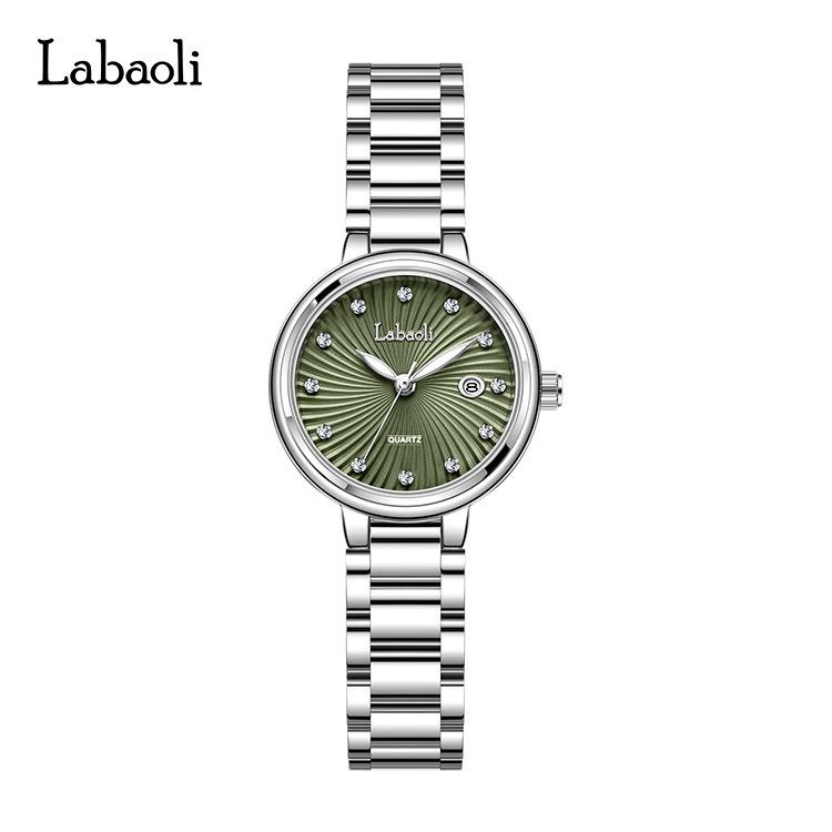 La Baoli Women s Elegant Quartz Waterproof Watch авокадо/зелёный