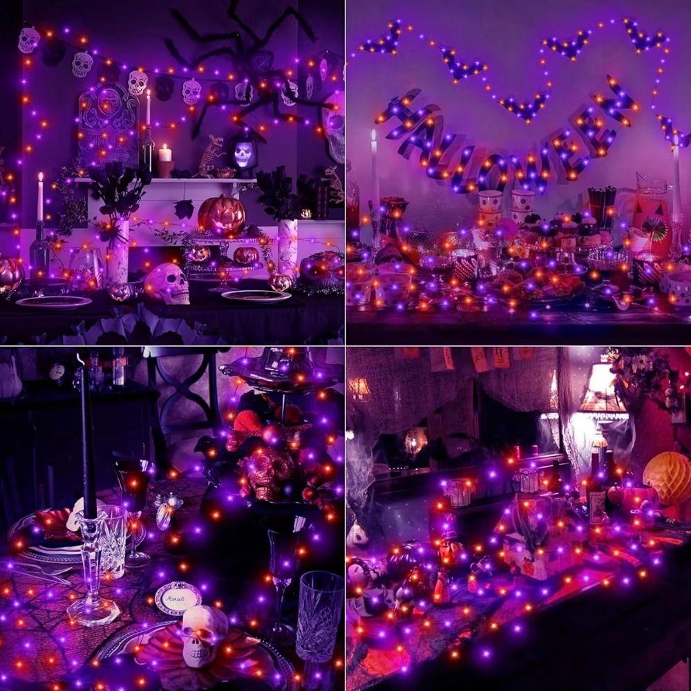 100LED Halloween Fairy Lights 12M LED String Lights Halloween String Lights  Christmas Decoration