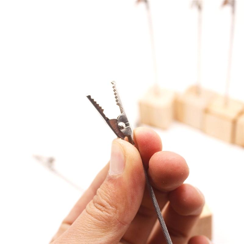 20x Notizhalter Fotohalter Tischkartenhalter Fotoständer mit Klemmen Memo-Halter für Büro Hochzeitsparty Restaurants