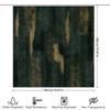 Green And Golden Abstract Pattern Waterproof Bathroom Shower Curtain, Durable Fabric With Hooks For Easy Installation Perfect Ad