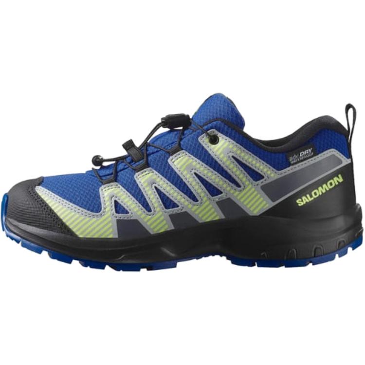 

Salomon Xa Pro V8 Versatile Comfortable Waterproof Low Top Outdoor Shoes Kids Shoes Blue Green 477296 38