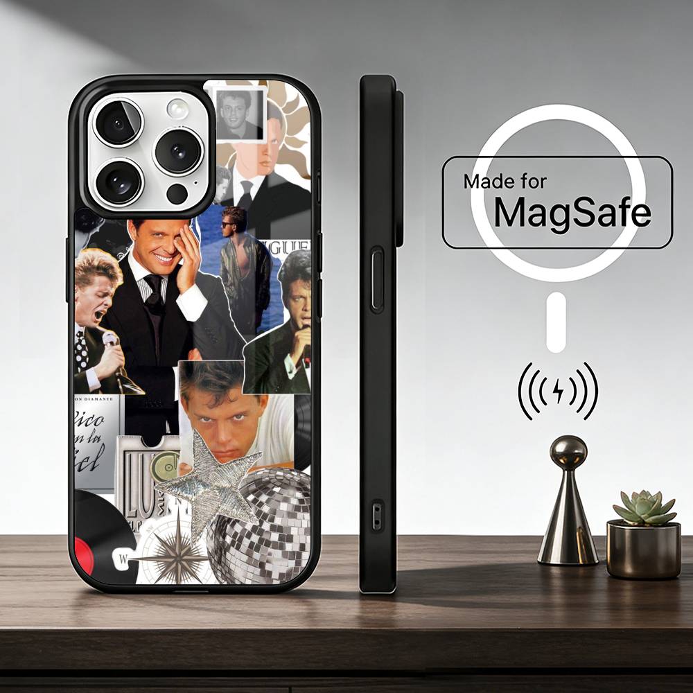 

L-Luis M-Miguel Mexico Singer Phone Case For IPhone17 16 15 14 13 12 11 Plus Pro Max Plus Wireless Charger Cover Funda iPhone14PRO