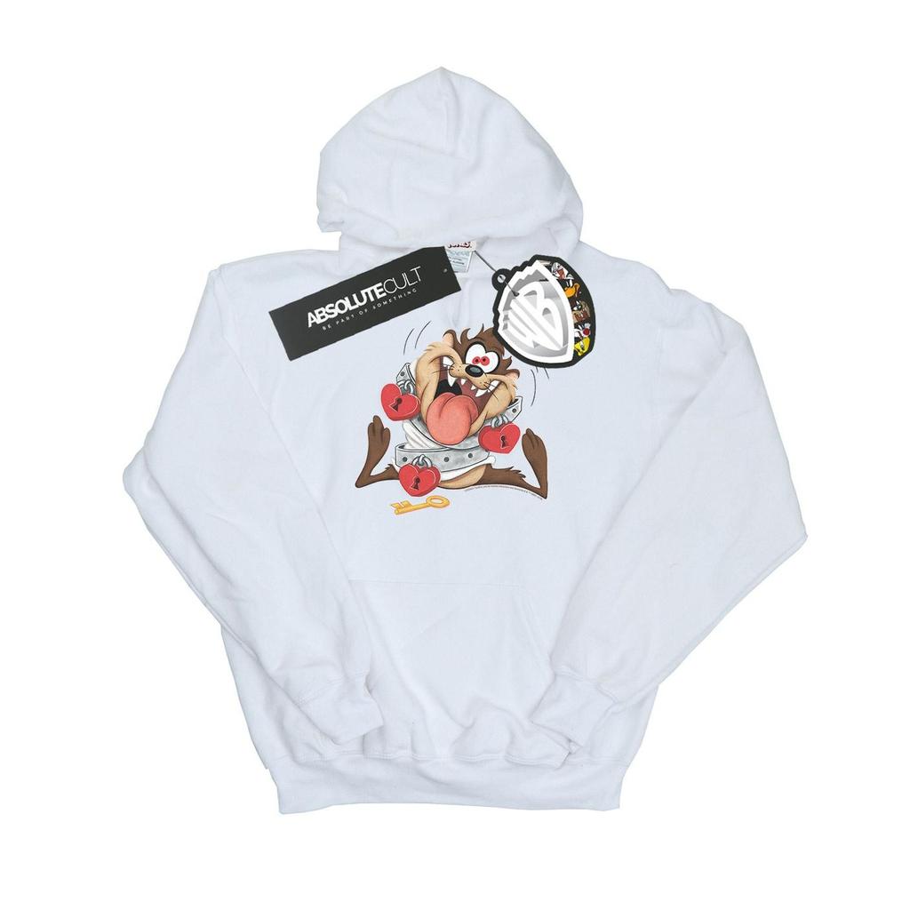 Looney Tunes Damen/Damen Taz Valentinstag Hals über Kopf verliebt Hoodie