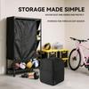 Portable Fan Carry Bag With Side Pocket and Wide Opening, Storage Case for Travel Use, Camping Days, Beach Use, and Indoor Storage
