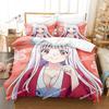 3D Gedrucktes Anime Yuragi-sou No Yuuna-san Bettwäscheset Einzelbett Twin Full Queen King Size Bettset Erwachsener Kind Schlafzimmer Bettbezugsets