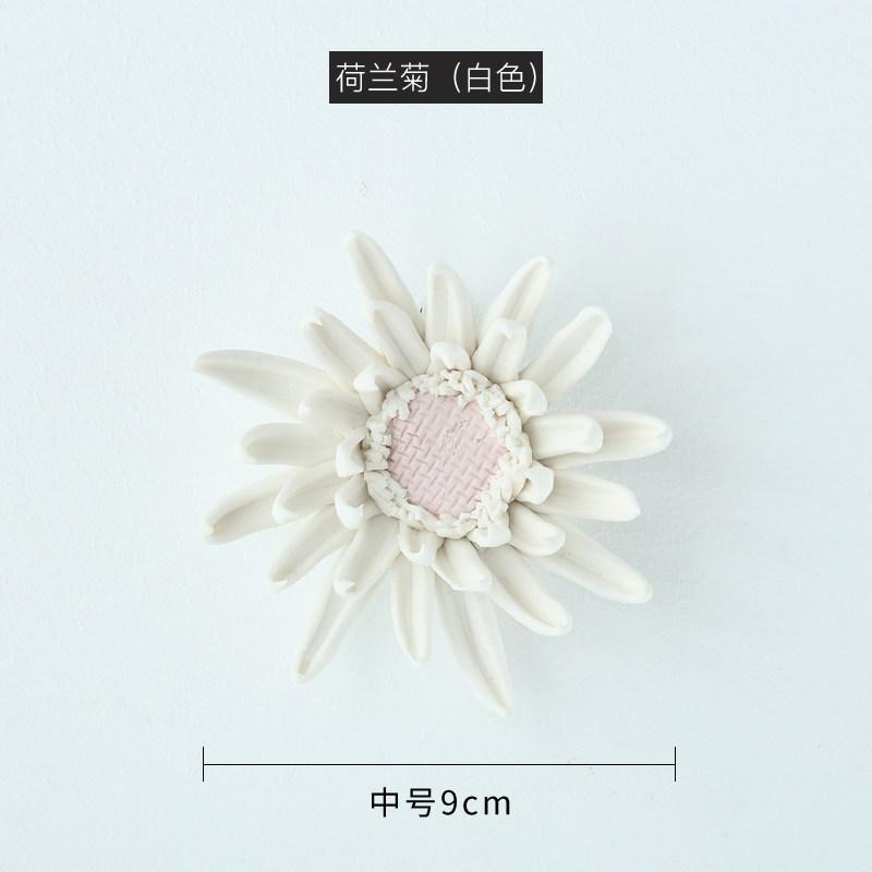 Ceramic Flower Wall Decoration Wall Decoration Creative Living Room Bedroom Wall TV Background Three-dimensional Decoration