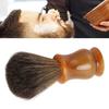 Cepillo Portátil para Barba Hombres Brocha para Espuma de Afeitar Secado Rápido Cerdas de Imitación Cepillo Limpiador de Barba